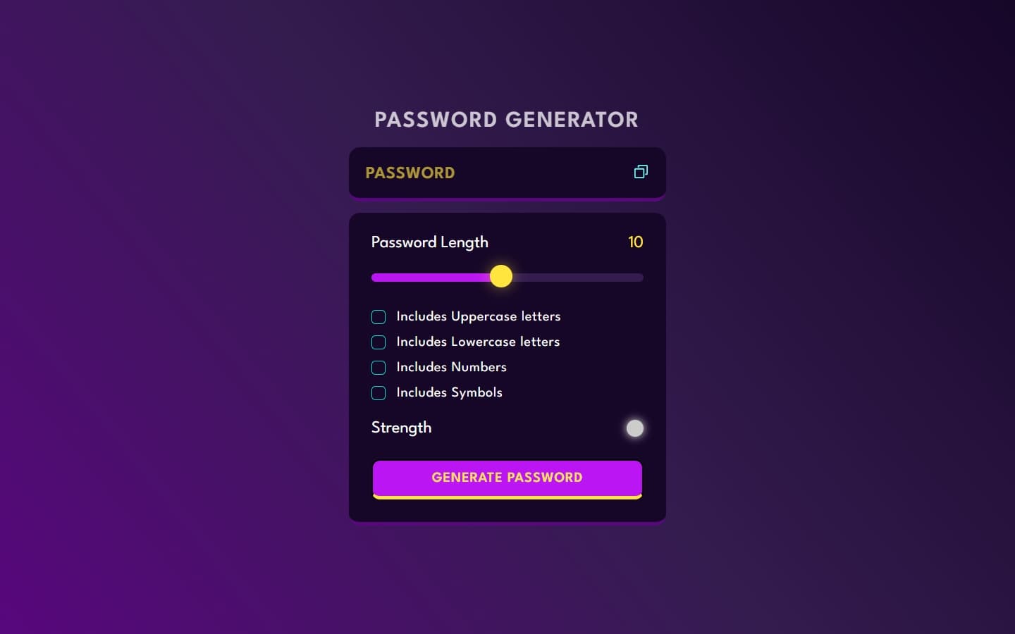 Password Generator